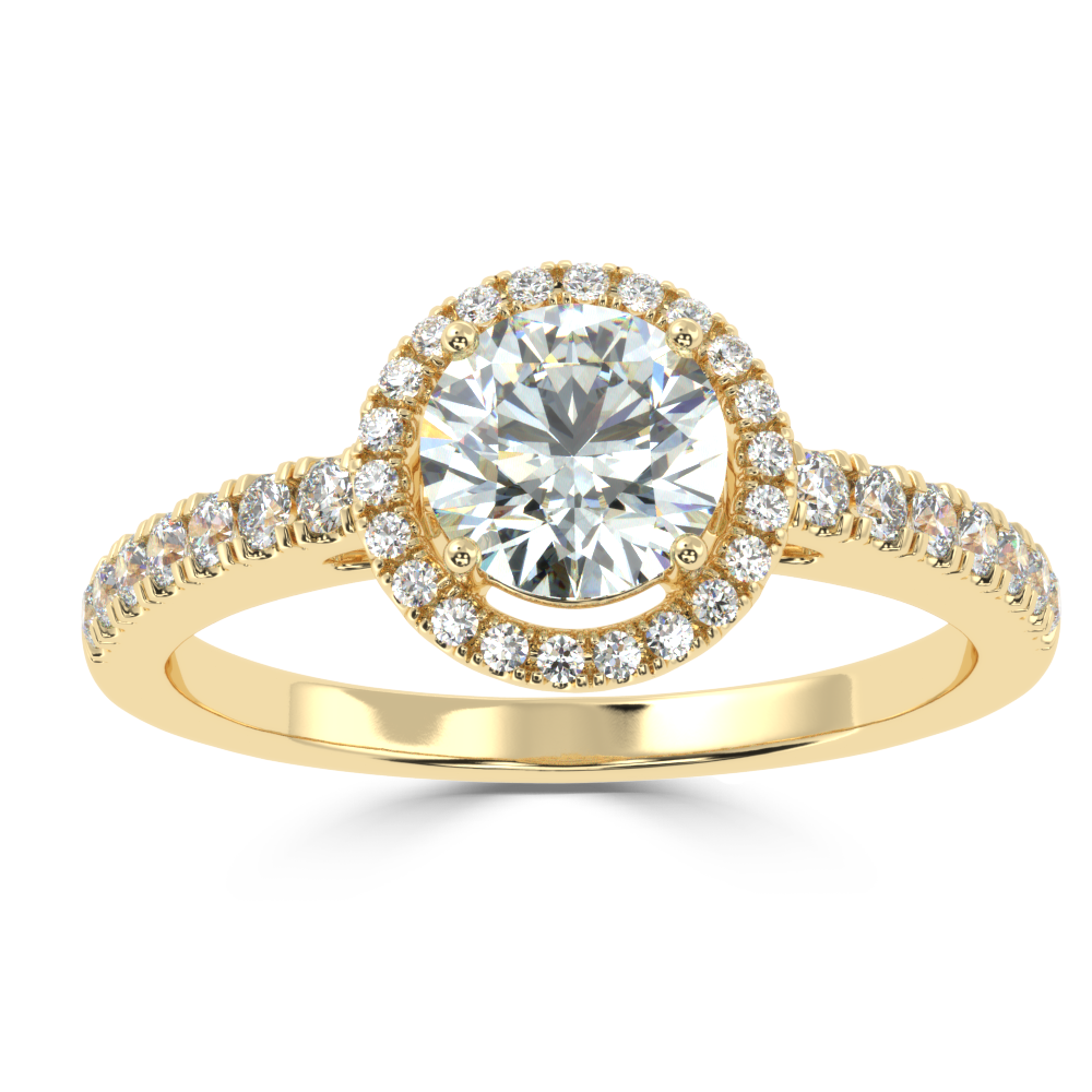 Buy 0.97Ct Classic Natural Diamond Ring | SolitaireKart